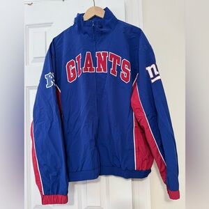 NFL Giants Blue Jacket with Red Accents